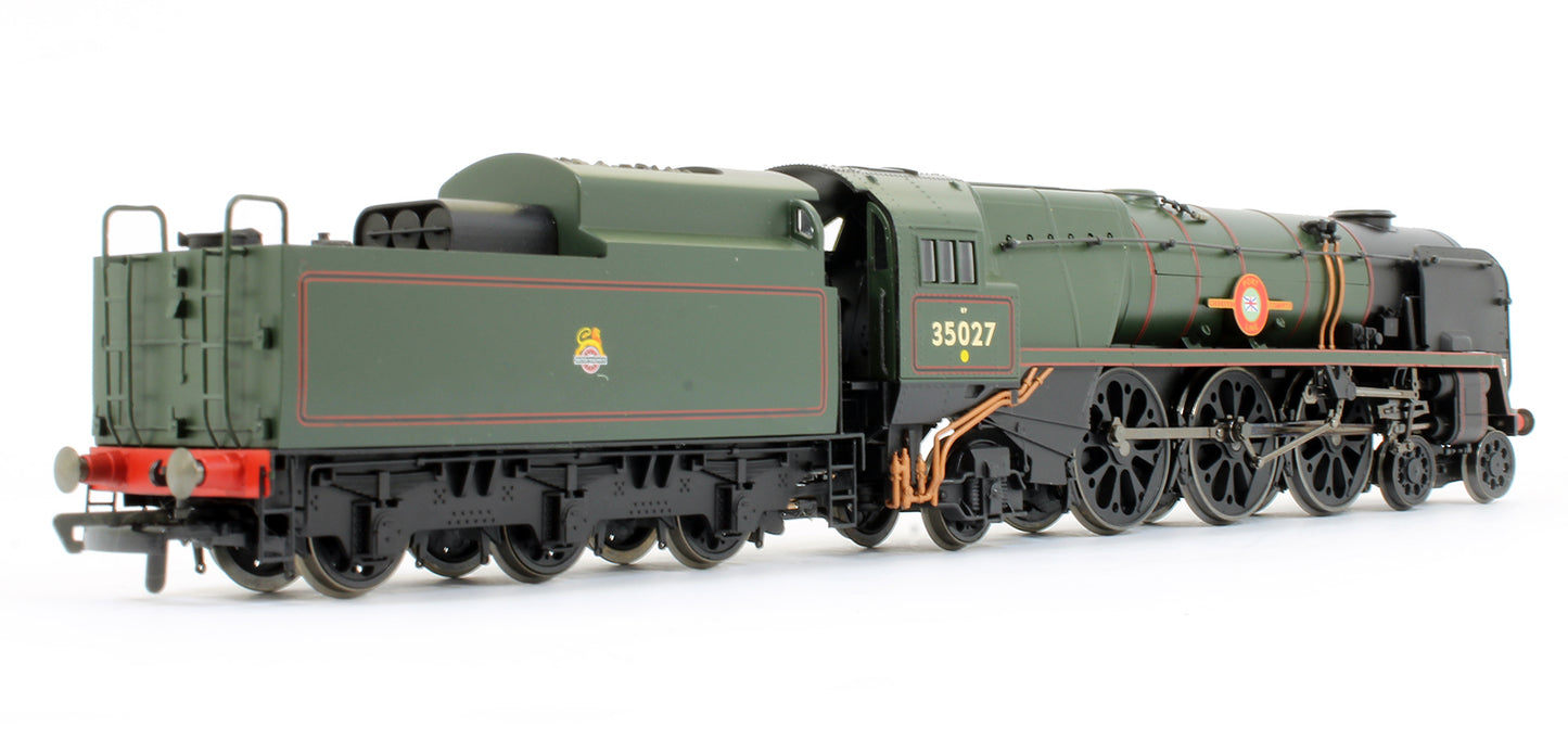 Pre-Owned Br Green 4-6-2 Merchant Navy Class 35027 'Port Line' Steam Locomotive