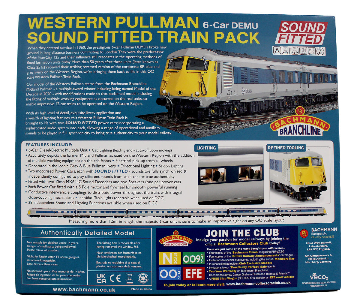 Pre-Owned 30-426SF BR 'Western Pullman' 6-Car DEMU SOUND FITTED Train Pack
