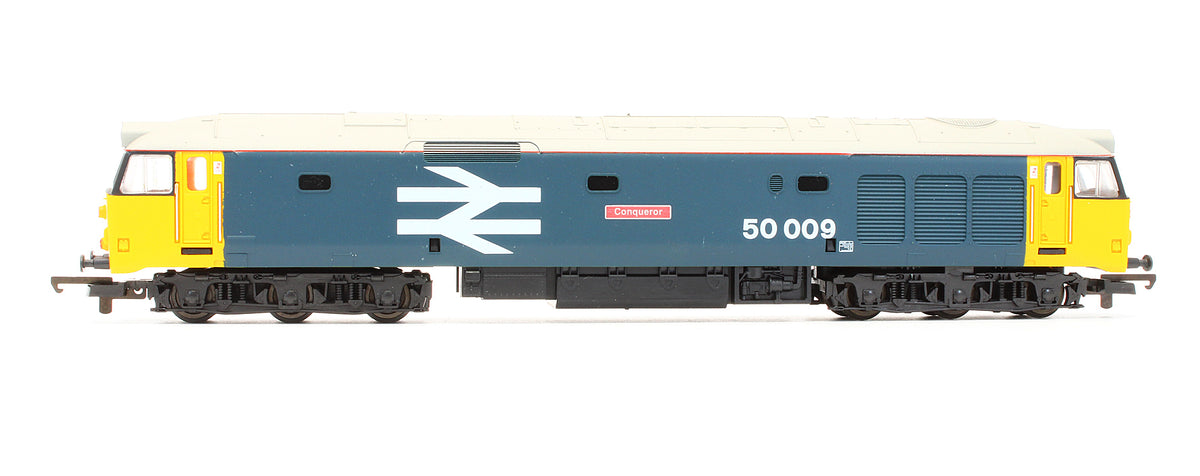 Pre-Owned 204811 BR Large Logo Blue Class 50009 'Conqueror' Diesel Locomotive
