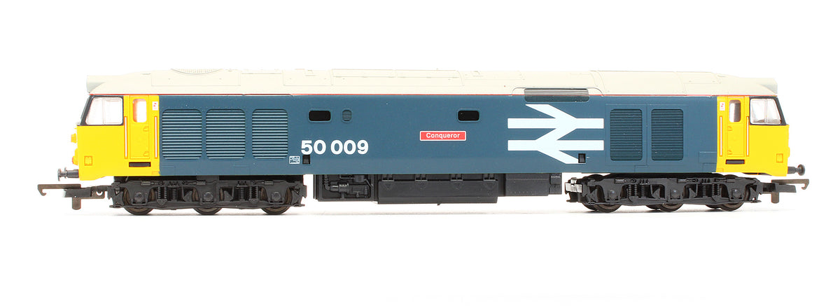 Pre-Owned 204811 BR Large Logo Blue Class 50009 'Conqueror' Diesel Locomotive