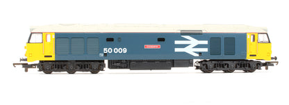 Pre-Owned 204811 BR Large Logo Blue Class 50009 'Conqueror' Diesel Locomotive