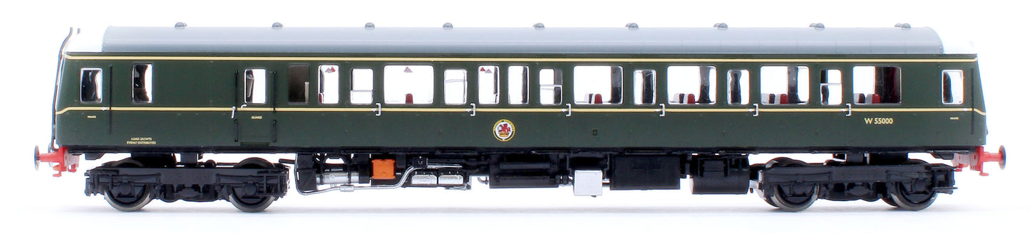 Class 122 BR Green W55000 (Speed Whiskers) Single Car DMU