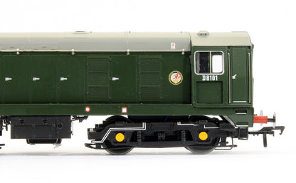 Pre-Owned Class 20 D8101 BR Green With Discs/Tablet Catcher Recesses Yellow Ends Diesel Locomotive (DCC Fitted)