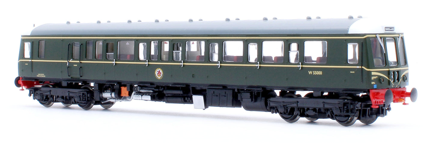 Class 122 BR Green W55000 (Speed Whiskers) Single Car DMU