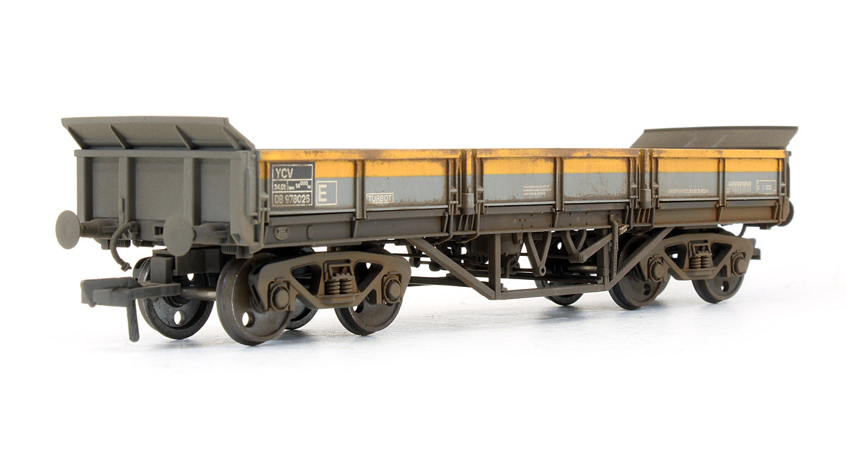 Pre-Owned YCV Turbot Bogie Ballast Wagon Civil Engineers (Dutch) DB978026 - Custom Weathered