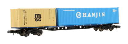 Pre-Owned 373-456A 63Ft Wagon With One 20Ft & 40Ft 'MSC & HANJIN'