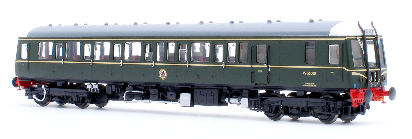 Class 122 BR Green W55000 (Speed Whiskers) Single Car DMU