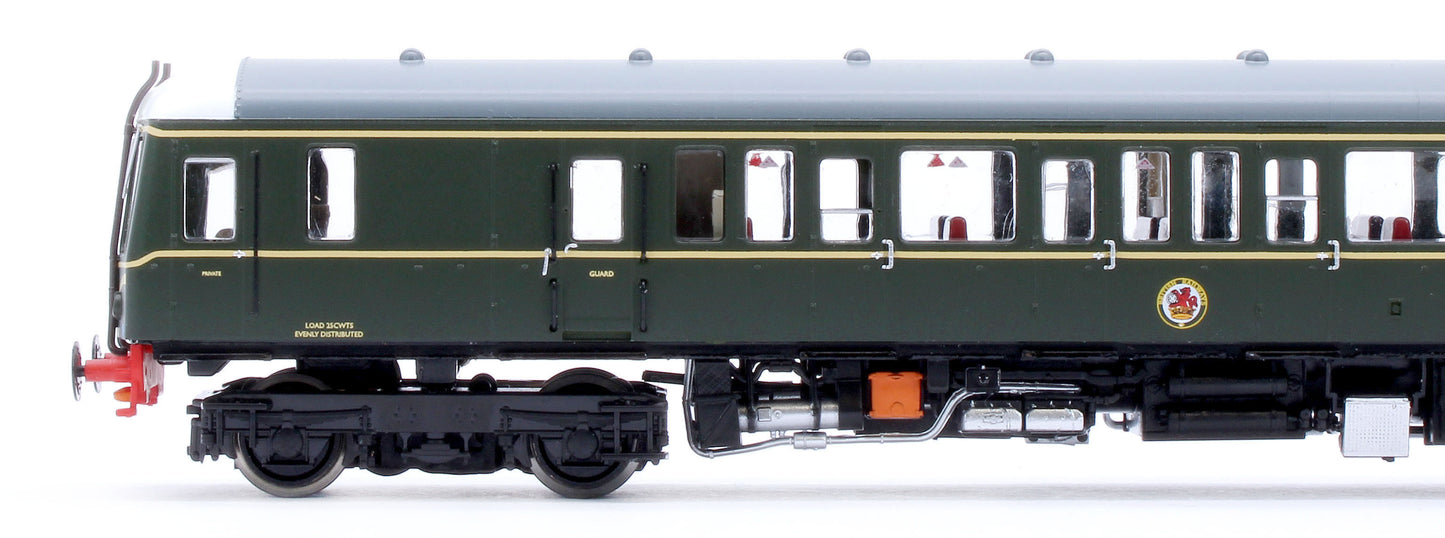 Class 122 BR Green W55000 (Speed Whiskers) Single Car DMU