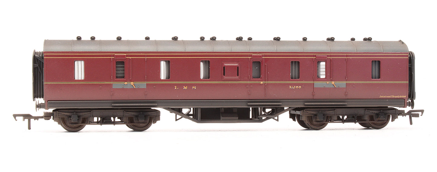 Pre-Owned 50ft Parcels Van LMS Crimson '31200' - Custom Weathered