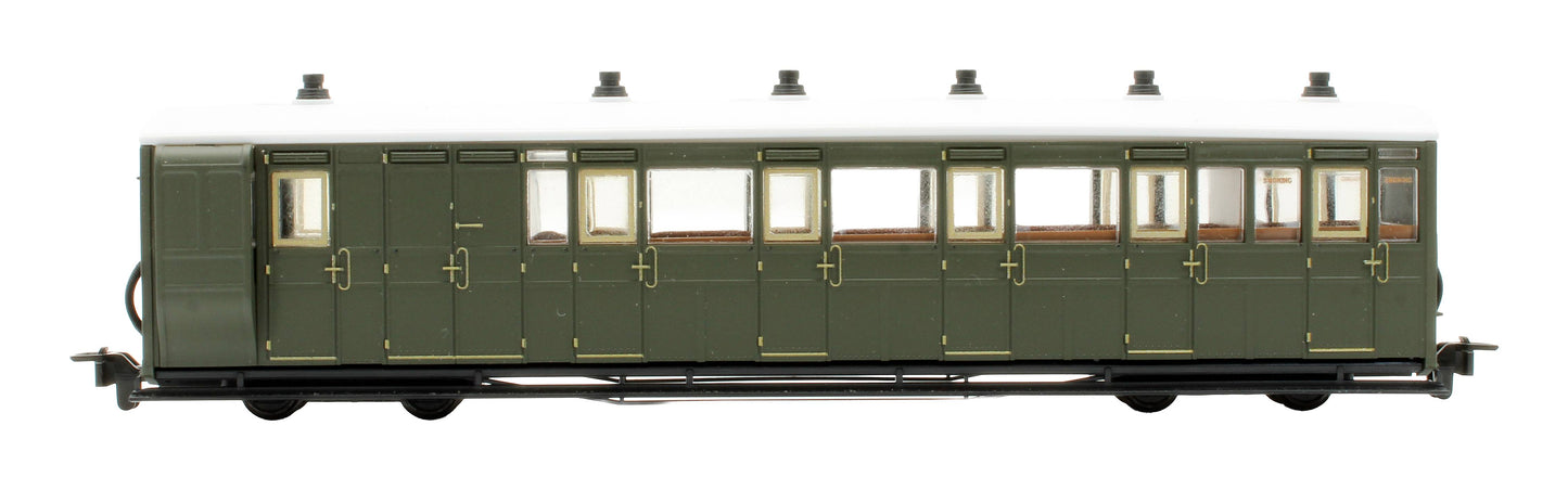 Pre-Owned GR-421U 00-9 Brake Composite Coach Unlettered Green