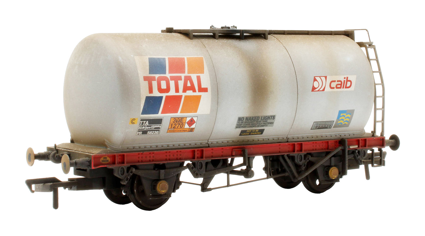 Pre-Owned 37-580A TTA Tank Wagon Total Grey - Custom Weathered