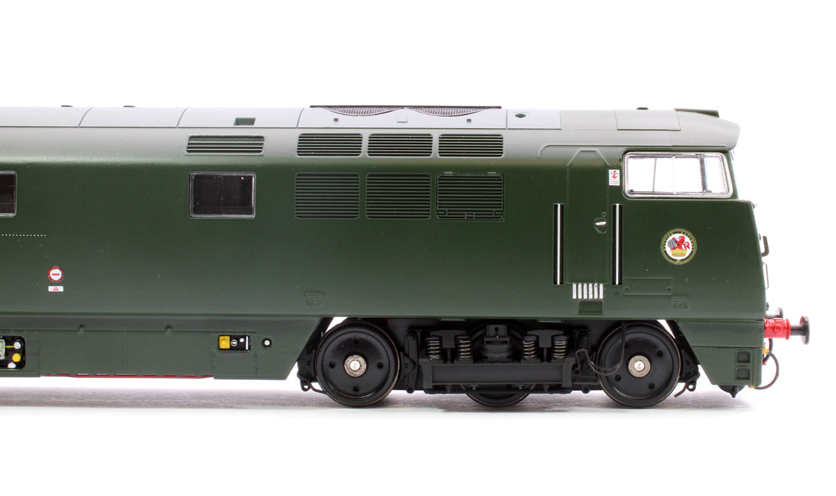 Class 52 Western Crusader BR Green Small Yellow Plates D1004 Diesel Locomotive - DCC Sound Fitted