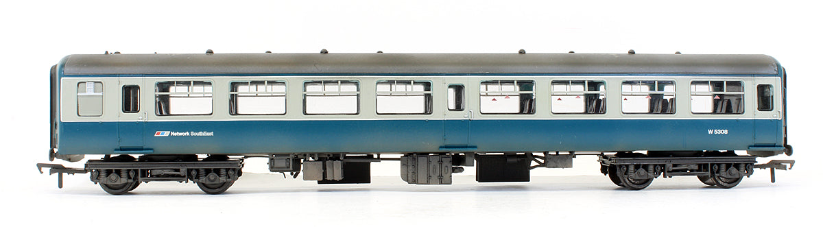 Pre-Owned MK2 TSO Two Coach Set Blue & Grey Network Southeast - Custom Weathered - Exclusive Edition