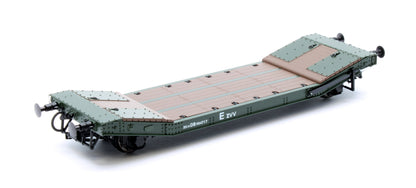 Pre-Owned C3007A 25T Lowmac BR Olive Green Wagon DB904717