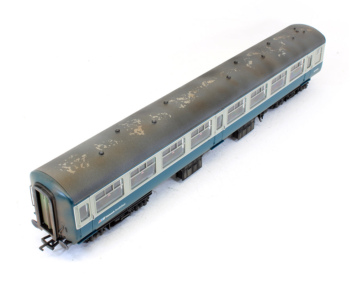 Pre-Owned MK2 TSO Two Coach Set Blue & Grey Network Southeast - Custom Weathered - Exclusive Edition