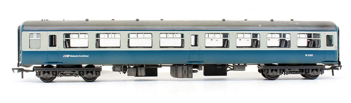 Pre-Owned MK2 TSO Two Coach Set Blue & Grey Network Southeast - Custom Weathered - Exclusive Edition