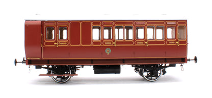 Stroudley 4 Wheel Gas Lit Brake 3rd Lined Brown 891