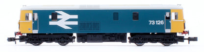 Class 73 126 BR Large Logo Blue Electro Diesel Locomotive - DCC Fitted