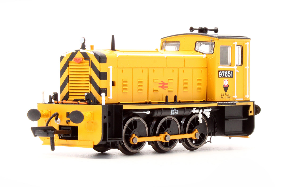 MR-405A Ruston PWM 165DE Shunter BR Yellow 97651 Diesel Locomotive