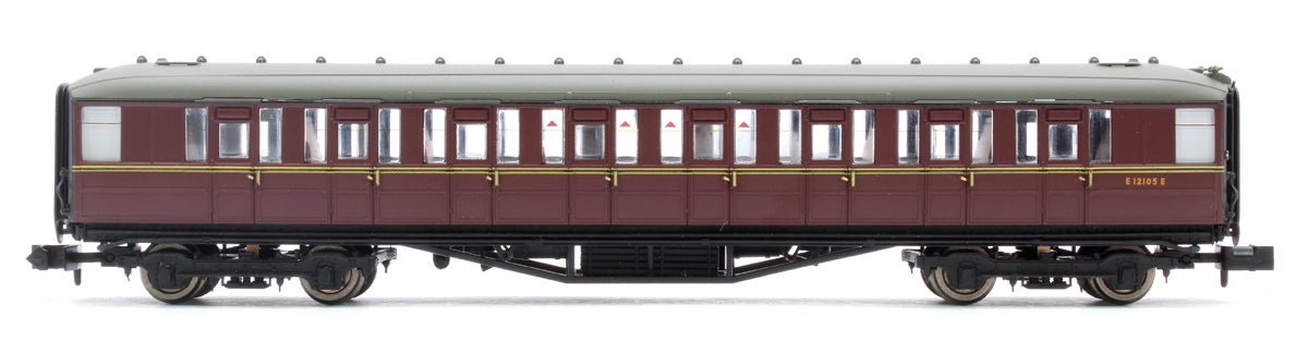 Pre-Owned 2P-011-076 Gresley BR Maroon 2nd Class Coach E12105E
