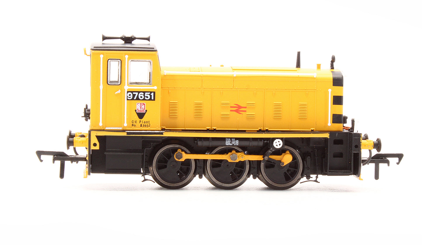Pre-Owned MR-405A BR Civil Engineers Yellow Ruston 165DE 97651 Diesel Locomotive - Exclusive Edition
