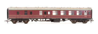 Pre-Owned 39-076C BR Maroon MK1 Brake Corridor BSK Coach 'M35486' - Custom Weathered
