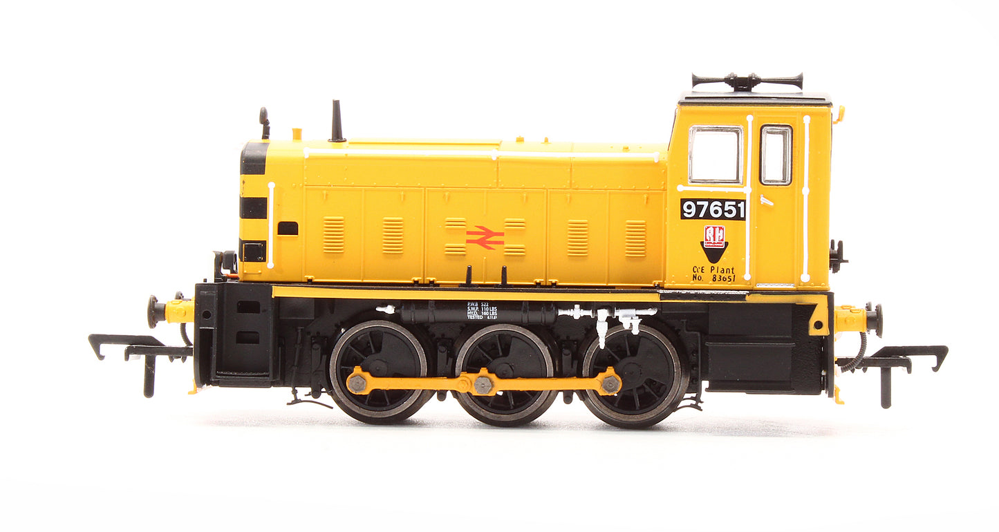 Pre-Owned MR-405A BR Civil Engineers Yellow Ruston 165DE 97651 Diesel Locomotive - Exclusive Edition