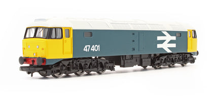 Pre-Owned R3287TTS BR Large Logo Blue Class 47401 Diesel Locomotive