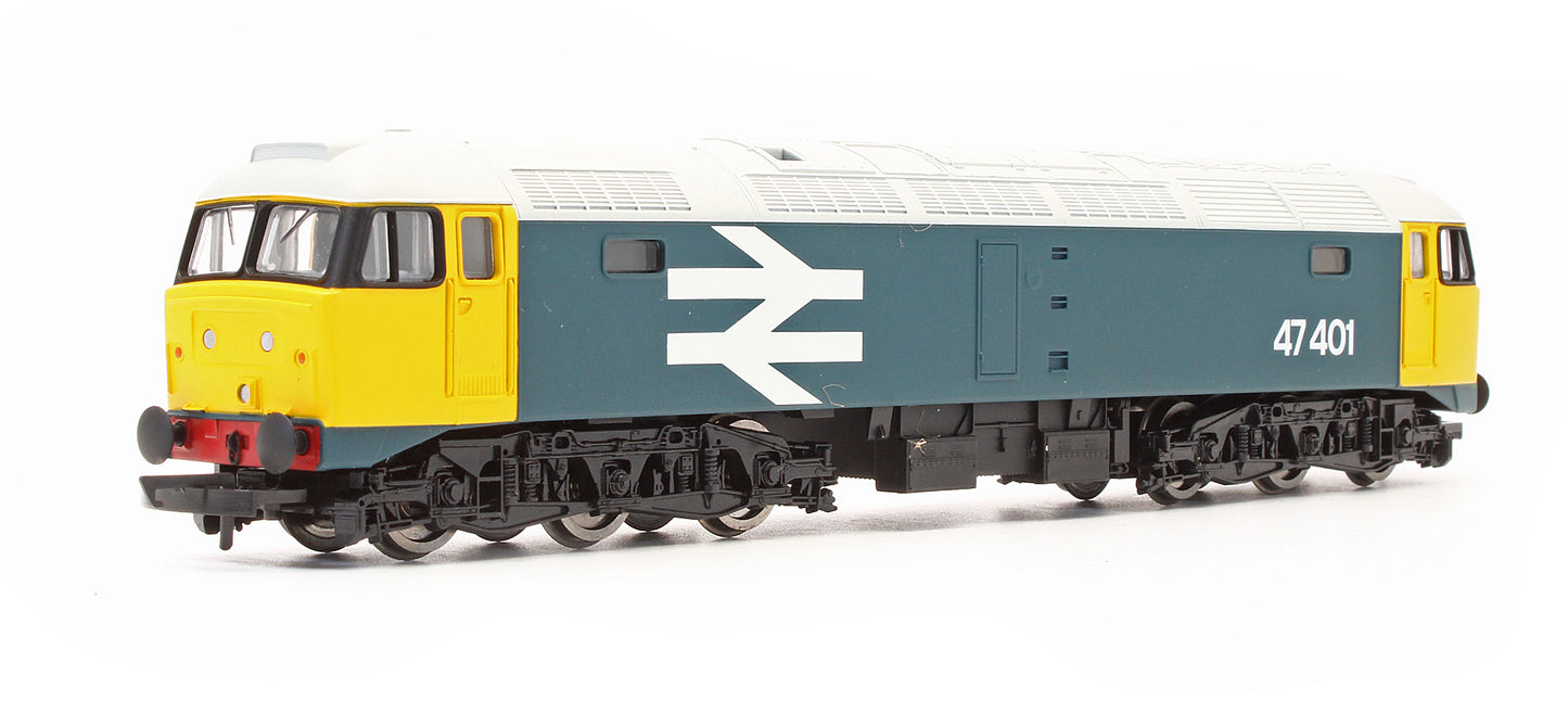 Pre-Owned R3287TTS BR Large Logo Blue Class 47401 Diesel Locomotive