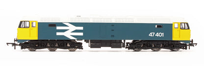 Pre-Owned R3287TTS BR Large Logo Blue Class 47401 Diesel Locomotive