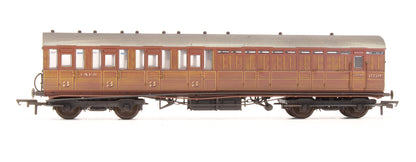 Pre-Owned R4518 LNER Gresley Suburban 3rd Class Brake Coach '3731' - Custom Weathered