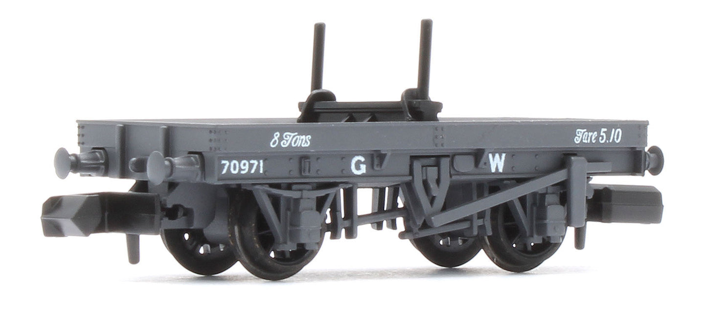 NR1150W 4 Wheel GWR Bolster Wagon Twin Pack