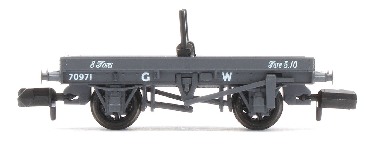 NR1150W 4 Wheel GWR Bolster Wagon Twin Pack