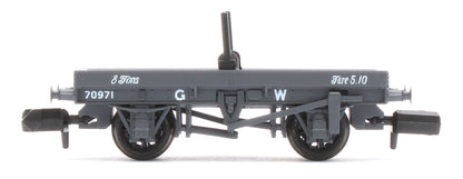 NR1150W 4 Wheel GWR Bolster Wagon Twin Pack