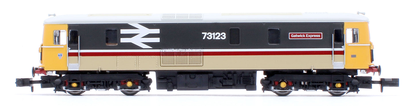 Class 73 123 'Gatwick Express' BR IC Executive Large No's Electro Diesel Locomotive