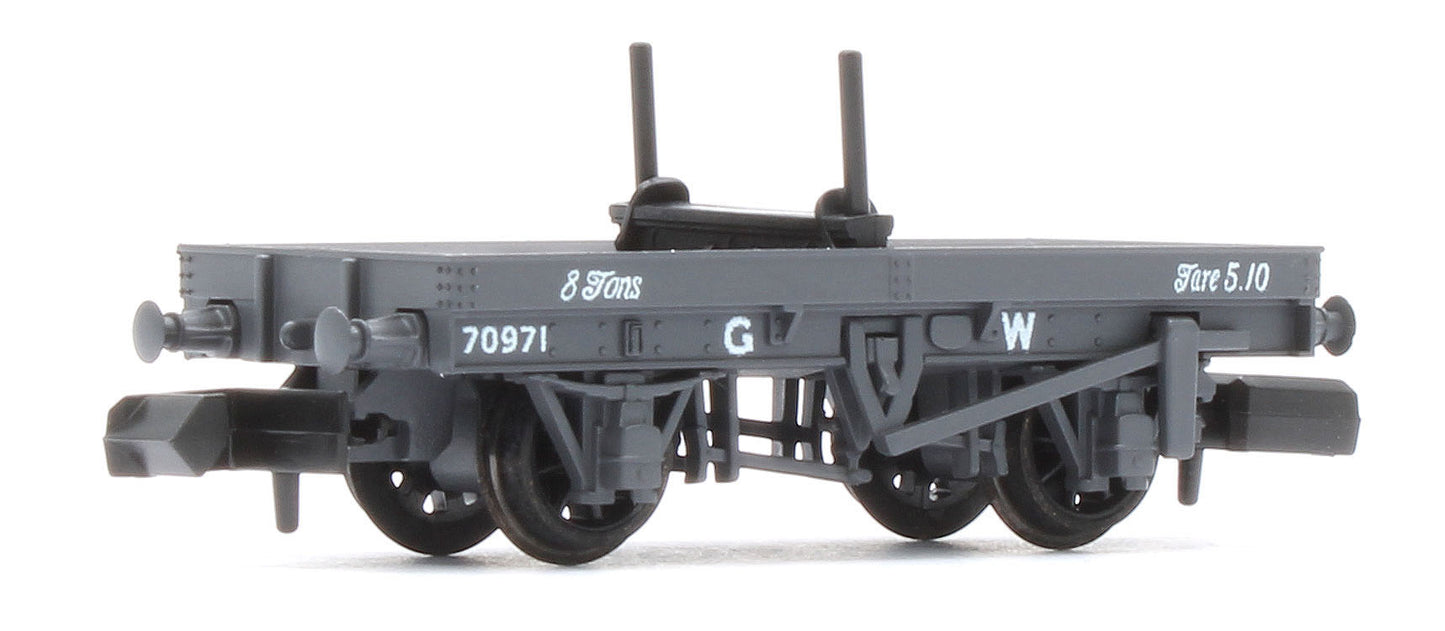 NR1150W 4 Wheel GWR Bolster Wagon Twin Pack