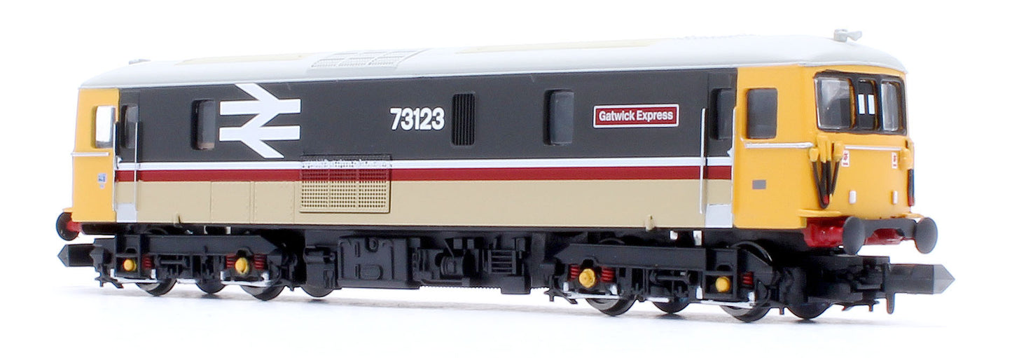 Class 73 123 'Gatwick Express' BR IC Executive Large No's Electro Diesel Locomotive