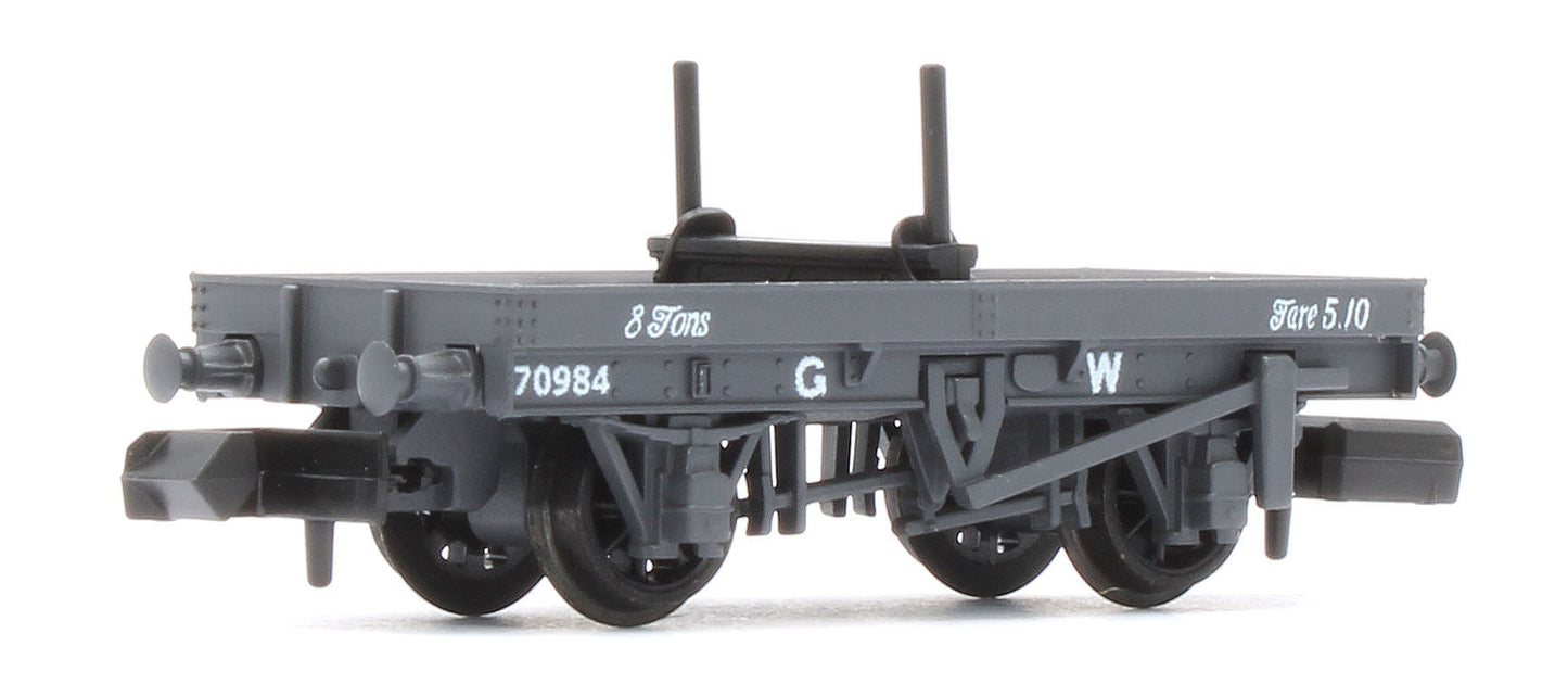 NR1150W 4 Wheel GWR Bolster Wagon Twin Pack