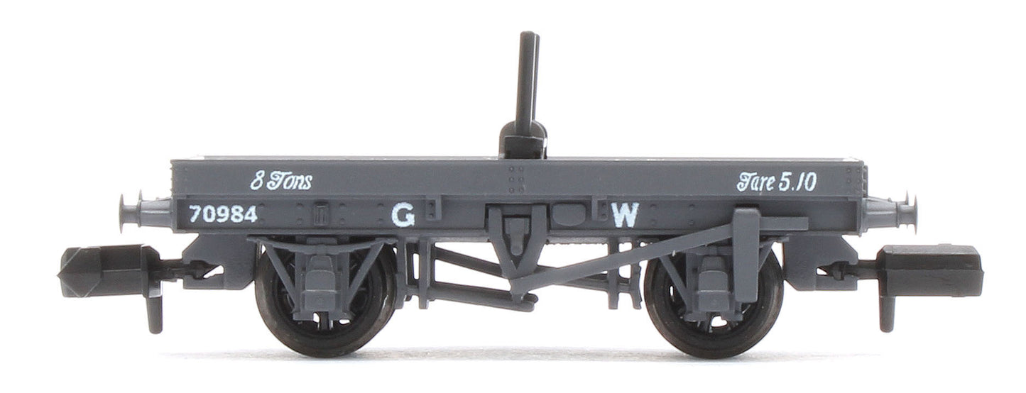 NR1150W 4 Wheel GWR Bolster Wagon Twin Pack