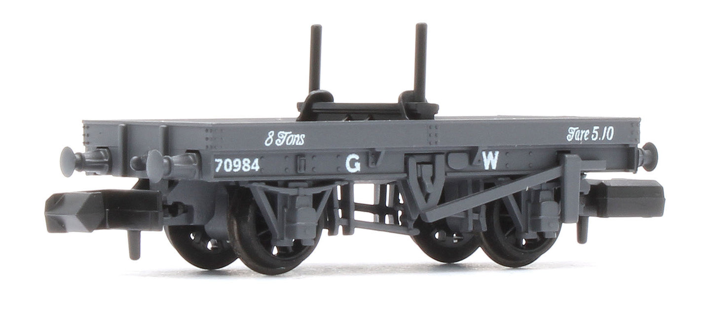 NR1150W 4 Wheel GWR Bolster Wagon Twin Pack