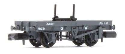 NR1150W 4 Wheel GWR Bolster Wagon Twin Pack