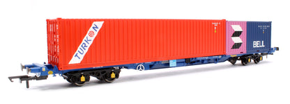 Pre-Owned Touax KFA Container Wagon with 2 Containers