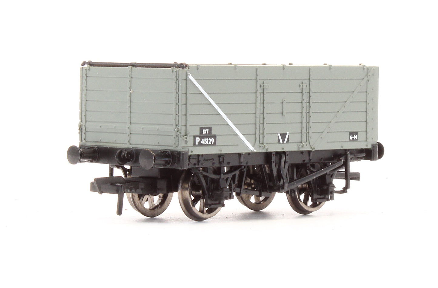 Pre-Owned 37-081E 7 Plank Wagon BR Grey 'P45129'