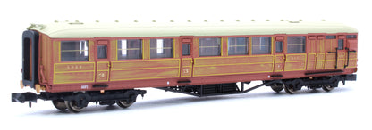 Gresley Coach LNER Teak Brake Composite 5547