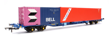 Touax KFA Container Wagon with 2 Containers