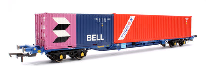 Pre-Owned Touax KFA Container Wagon with 2 Containers