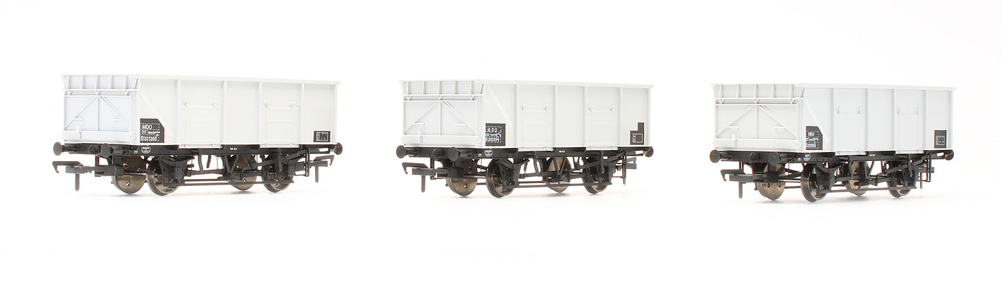 Pre-Owned BR 21T COAL21 / MDO Mineral Wagon Triple Pack - Grey TOPS- Pack E