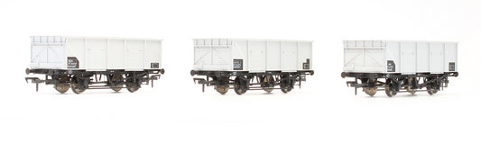 Pre-Owned BR 21T COAL21 / MDO Mineral Wagon Triple Pack - Grey TOPS- Pack E