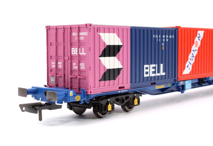 Touax KFA Container Wagon with 2 Containers