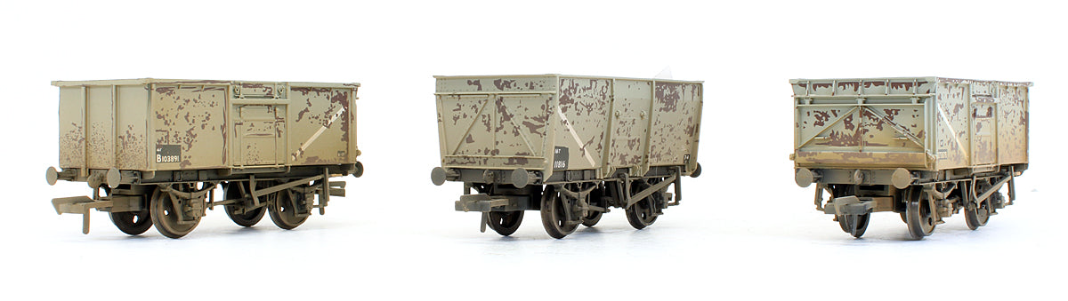 Pre-Owned Set Of 6 BR Grey 16T Mineral Wagons - Weathered - Exclusive Edition